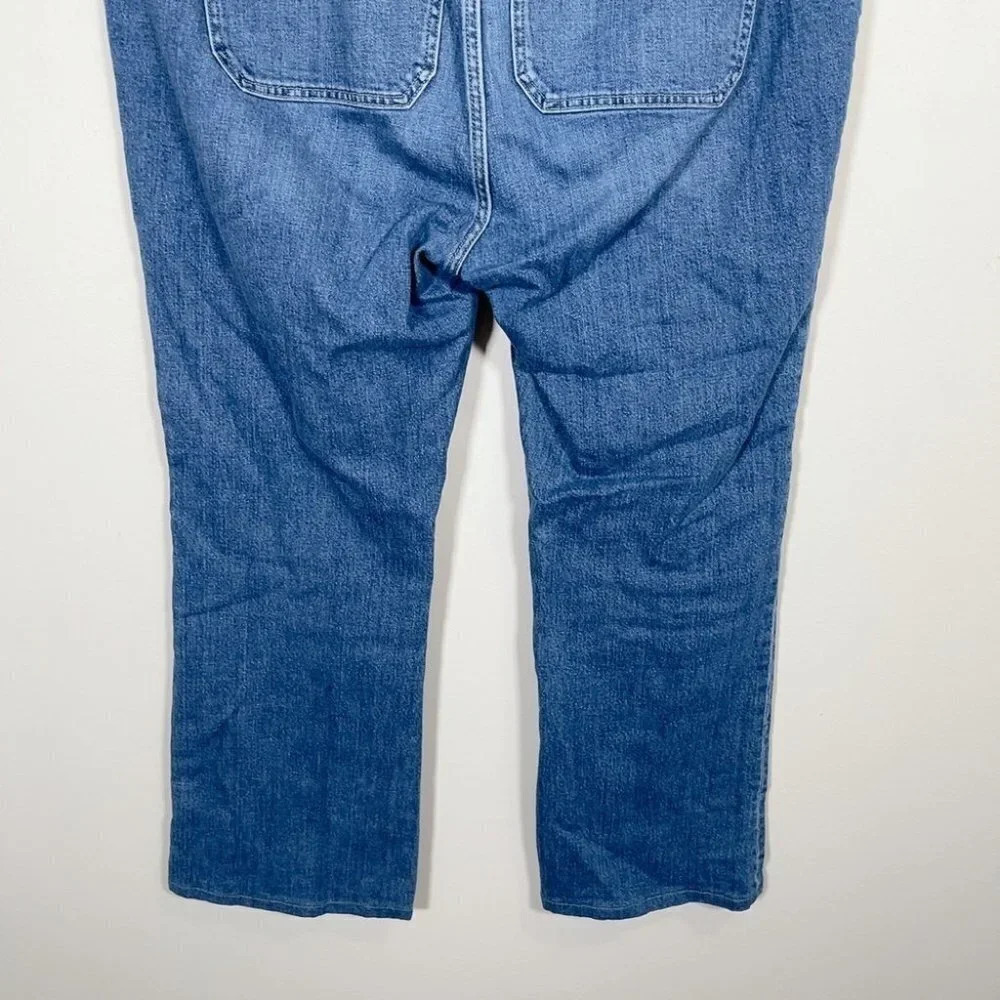 J.Crew Demi- Bootcut With Patch Pockets Jean In Medium Bay Wash - Picture 13 of 15